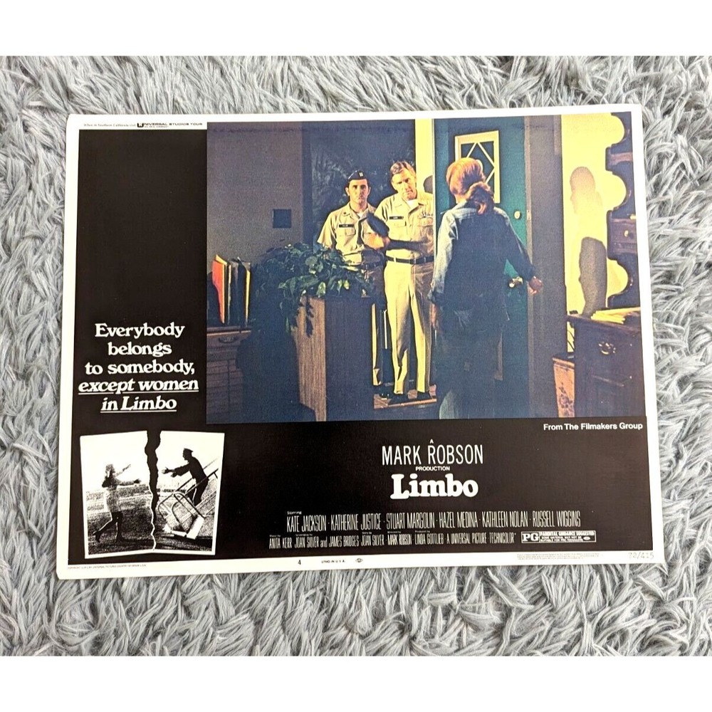 Limbo 1972 Lobby Card Movie Poster American Drama Kate Jackson Mark Robson